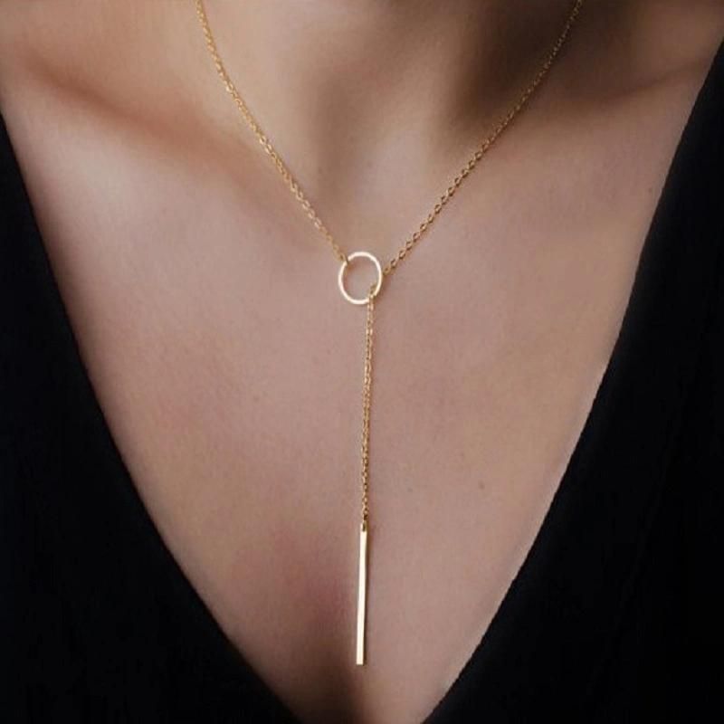 Hot Fashion Casual Gold Silver Women Chocker Cross Pendant Necklace Jewelry