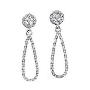 Fashion Halo Cute Korean Style 925 Sterling Silver Earring