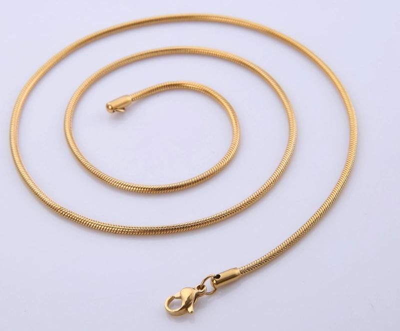 Fashion Snake Chain Stainless Steel Jewelry for Handmade Jewellery Necklace Bracelet Design