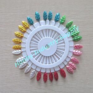 Vintage Multi Colors 55mm Leaf Hijab Craft Pins
