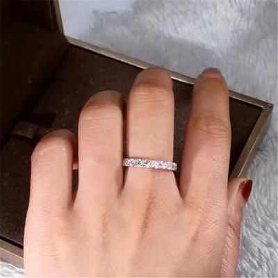 Simple Rings for Women Trendy 925 Silver Jewelry Cubic Zirconia