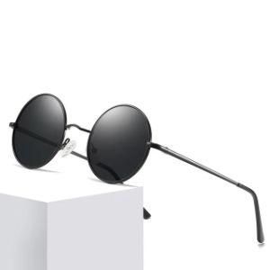 Lassic Polarized Retro Round Sunglasses Fashion Multicolored Dazzling Sun Glasses