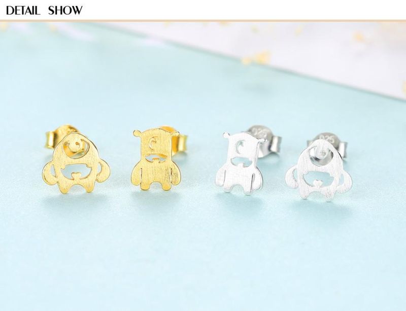 Monster and Bear Shape Earrings Stud for The Youth