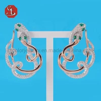 Stylish Animal Gochic Snake Earrings Crazy Twining Snake Earrings Personality Statement Earrings Party Jewelry