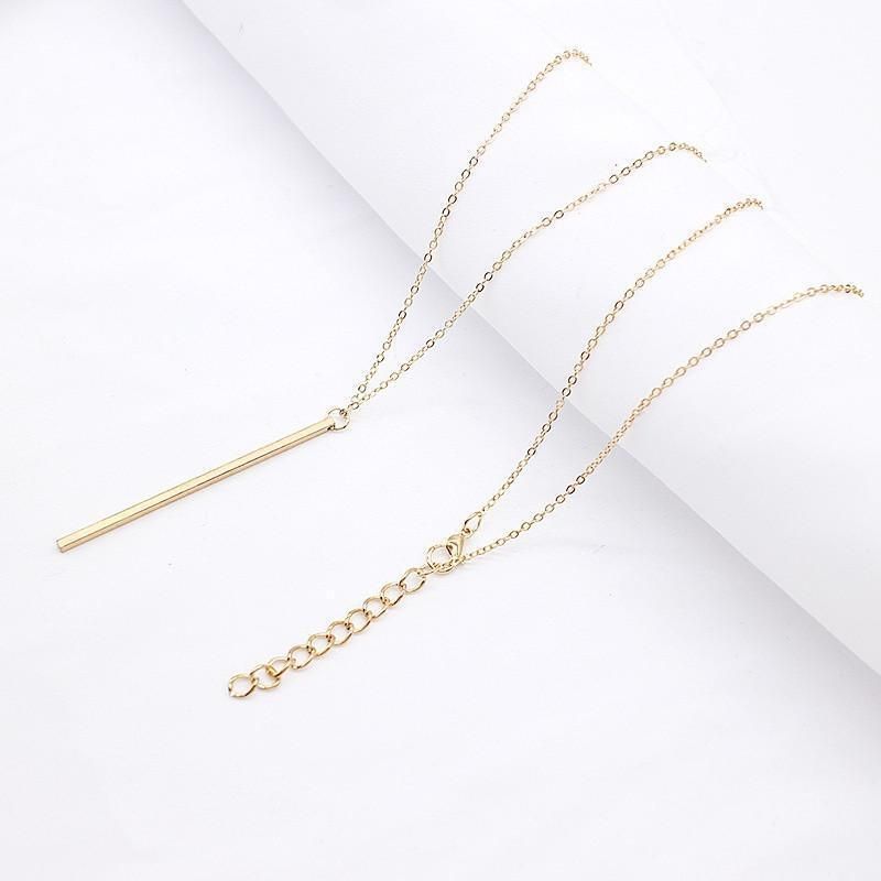 2022 Fashion Long Necklace Dainty Simple Chain Necklaces Jewelry for Women and Girls Gift