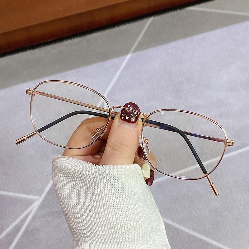 Glasses Fashionable New Anti-Blue Glasses Frames Can Be Matched with Myopic Lenses Glasses