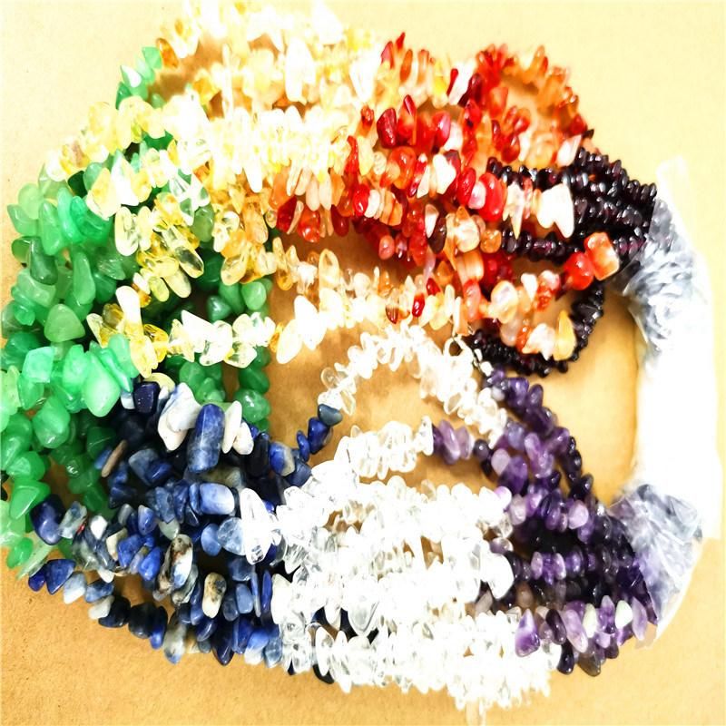 Mixed Colorful Chips Beads Natural Stone necklace Welcome to Customize