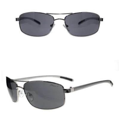 Double Bridge Metal Material Sport Sunglasses