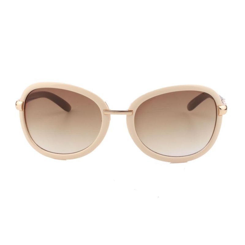 2017 Fashionable Oval Shape Sunglasses with Metal