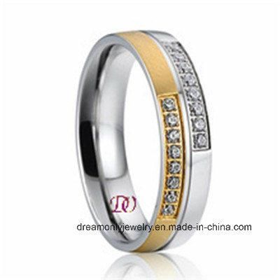 Yellow Gold Plated Stainless Steel Ring
