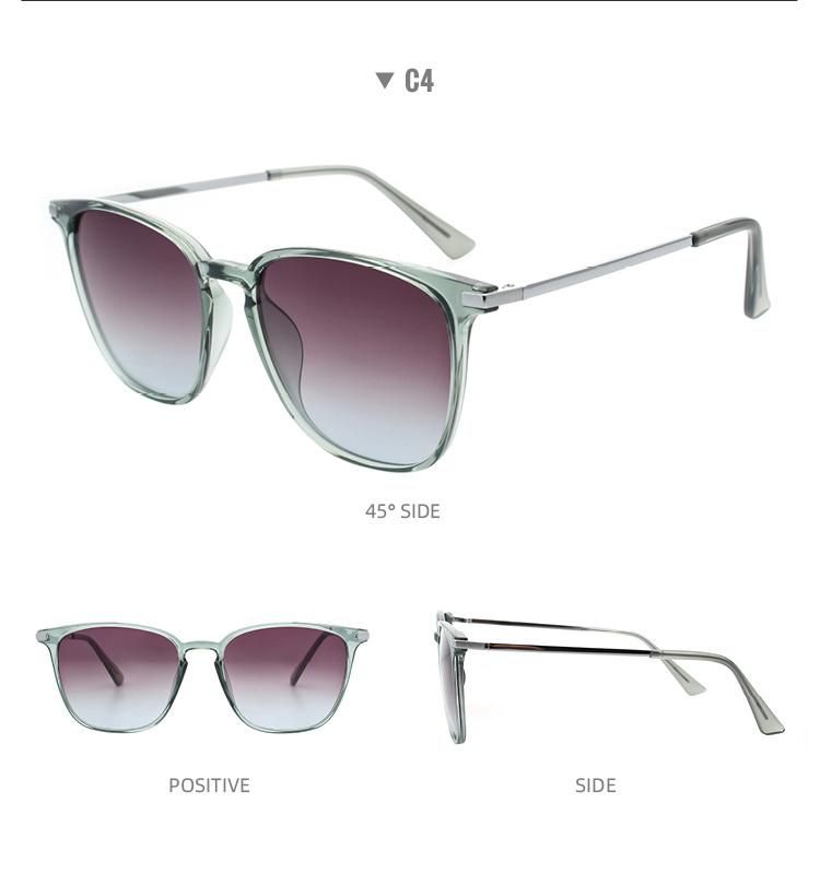 2022 Fashion Retro Vintage Buffs Square Frame Sunglasses Trendy Sunglasses for Unisex