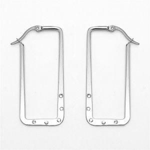 Yongjing Jewelry Stainless Steel Fashion Hoop Earrings (YJ-E0041)