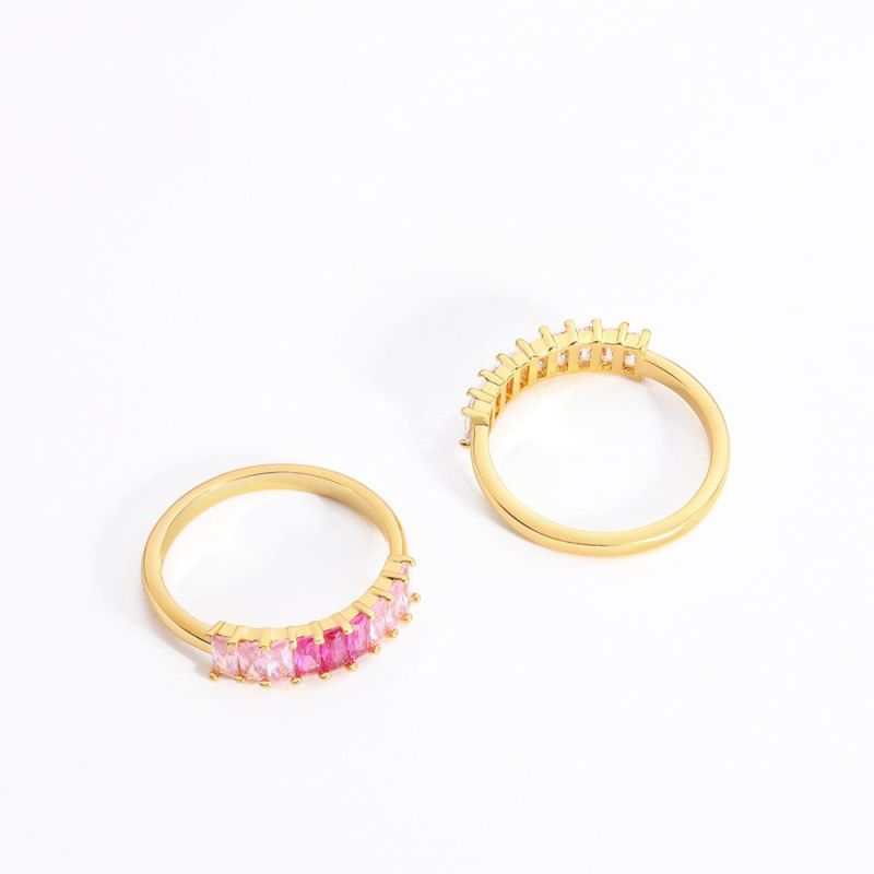 Brass Ring with Multi Color Fashion Ring Fashion Jewelry
