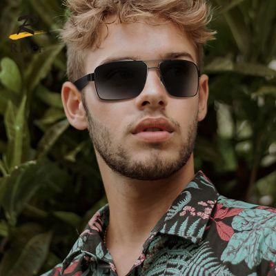 New Custom Logo Stock Fashion Metal Frame Polarized Men Sunglasses