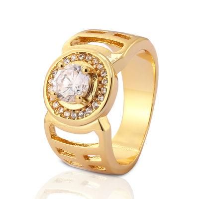 18K 14K Gold Plated Fashion Engagement Jewelry Wedding Stainless Steel Silver Man Finger Rings Design