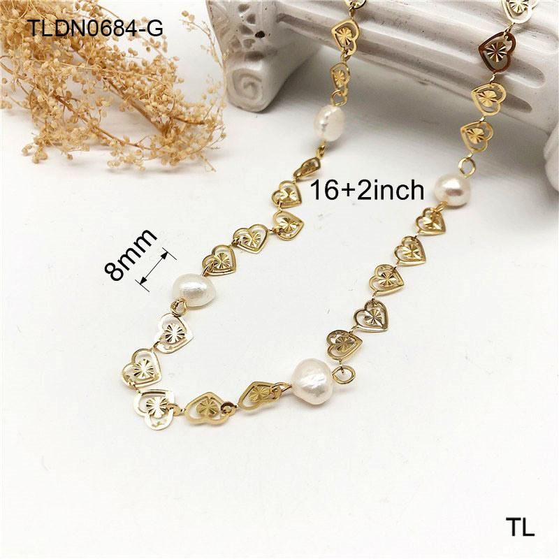 Manufacturer Custom High Quality Fashion Necklace, New Arrivals Chain for Girls Necklace, Stainless Steel 14K18K Necklace