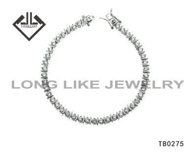 Silver Jewelry Tennis Bracelet for