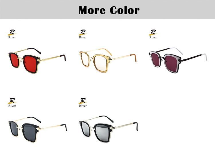 Brightly Colored Arrow Shaped Metal Frames Women Ready Sunglasses