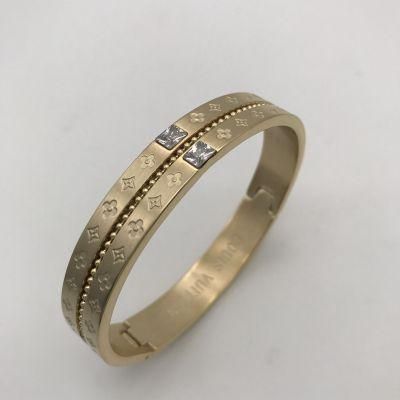Luxury Jewelry Fashion Custom Men and Women Bracelet 18K Gold New Design High Quality Stainless Steel Bracelet