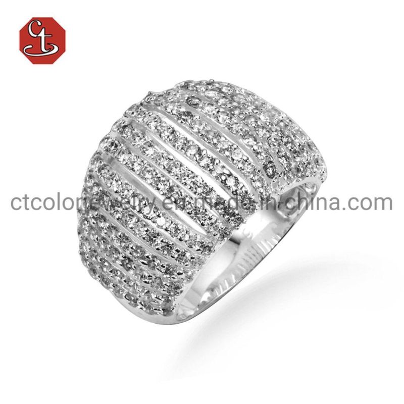 CT COLOR Fashion Design Hollow Leaf 925 Silver Jewelry Accessories Jewelry Band Rings