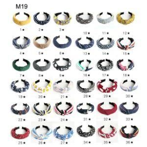 36 Color Hairbands Fabric Hair Ornaments Bowknot Headwear Summer Fashion Accessories