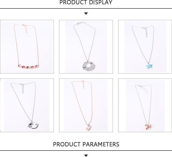 2020 Fashion Jewelry Gold Pendant Necklace with Leaves