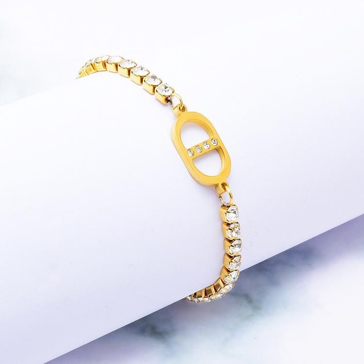 Manufacturer′ S High-Quality Fashion Jewelry Customized Waterproof and Fadeless 14K 18K Gold Bracelet Jewelry Wholesale