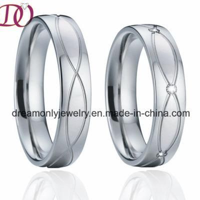 New Arrival Europe Style Love Pair Rings 316L Stainless Steel Ring