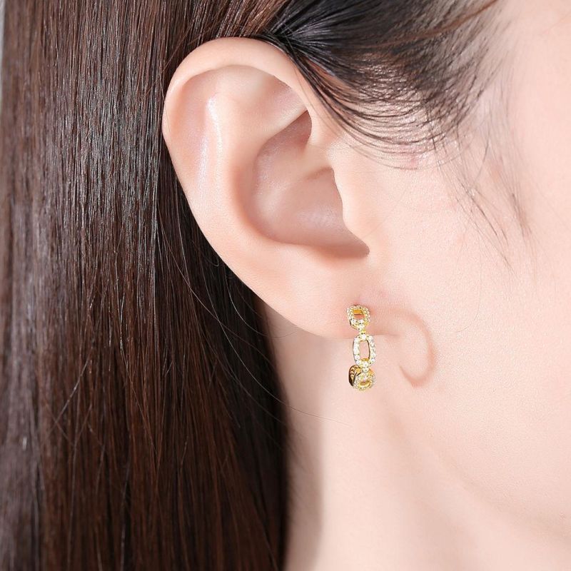 925 Sterling Silver Earring Customized Design for Wholesale