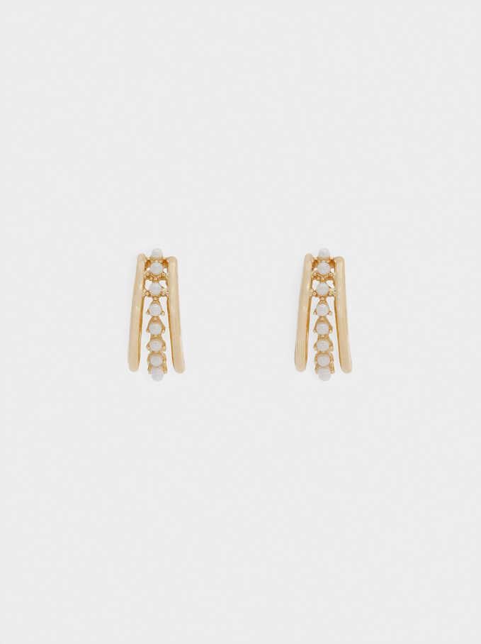 European and American Fashion Simple Metal Earrings Jewelry