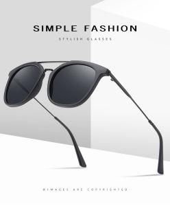 Polarized Fashion Tr90+Metal Frame Sunglass for Lady UV400