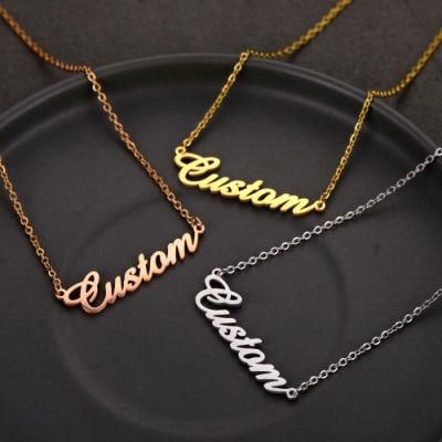 Jewelry Personalized Custom Arabic Name Choker Necklace Women Men