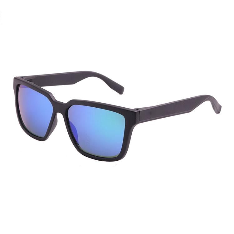 2019 Rectangle Shape Classical Sunglasses with Green Mirror