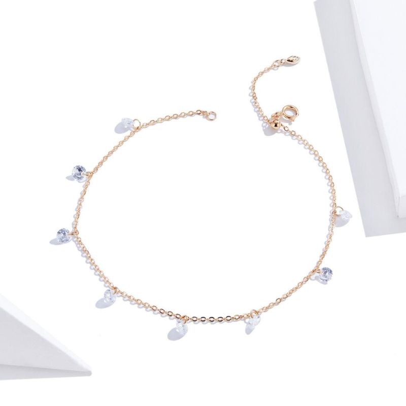 Fashion Initial a Gold Plated Anklet