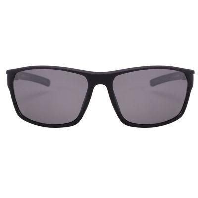 2019 UV400 Square Shape Black Sports Sunglasses