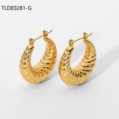Manufacturer Custom Statement Earrings, Trendy Gold Plated, Christmas Earring
