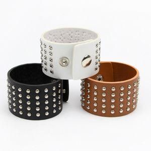 Handmade Leather Teen Bracelet Designs Wide Leather Bracelet