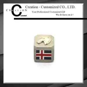 Metal Magic Square Souvenir Pendant