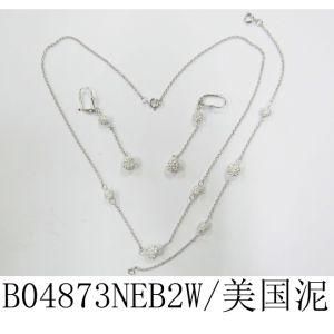 Fashion Jewelry Supplier for Cheap Shamballa Jewelry Set (B04873NEB2W)