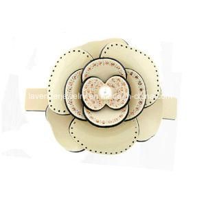 Hair Beauty Acrylic Beige Flower Hair Ornaments for Girls