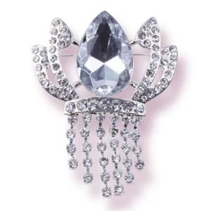 Garment Metal Crown Shaped Brooch (PL0303)