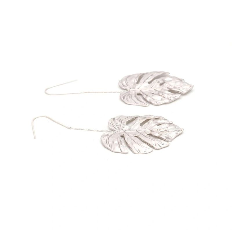 Fashion Metal Silver Drop Earring