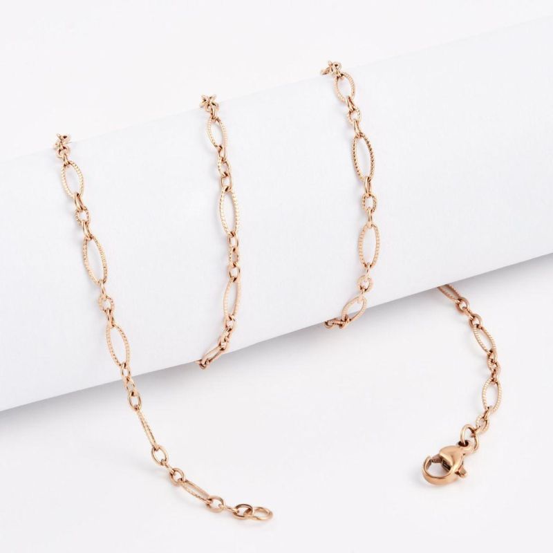 Stainless Steel Necklace Gold Plated Necklace Anklet Bracelet Making Chain Fashion Jewelry