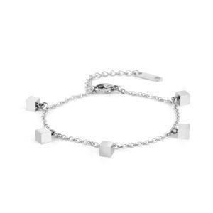 Fashion Design Adjustable Multiple Squares Stainless Steel &#160; Women Bracelet