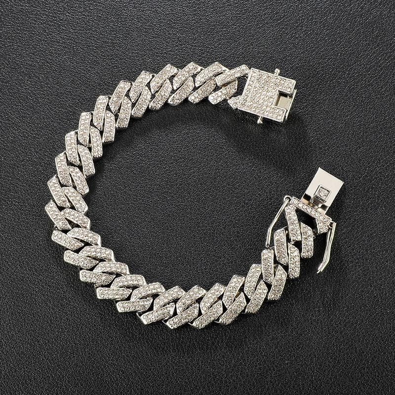Simple Chain Jewelry Delicate Zircon Copper Charm Bracelet