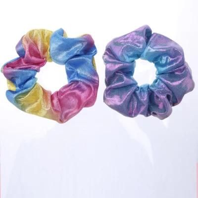 Unicorn Shiny Mettallic Color Ponytail Scruchies Party Fashion Hair Band