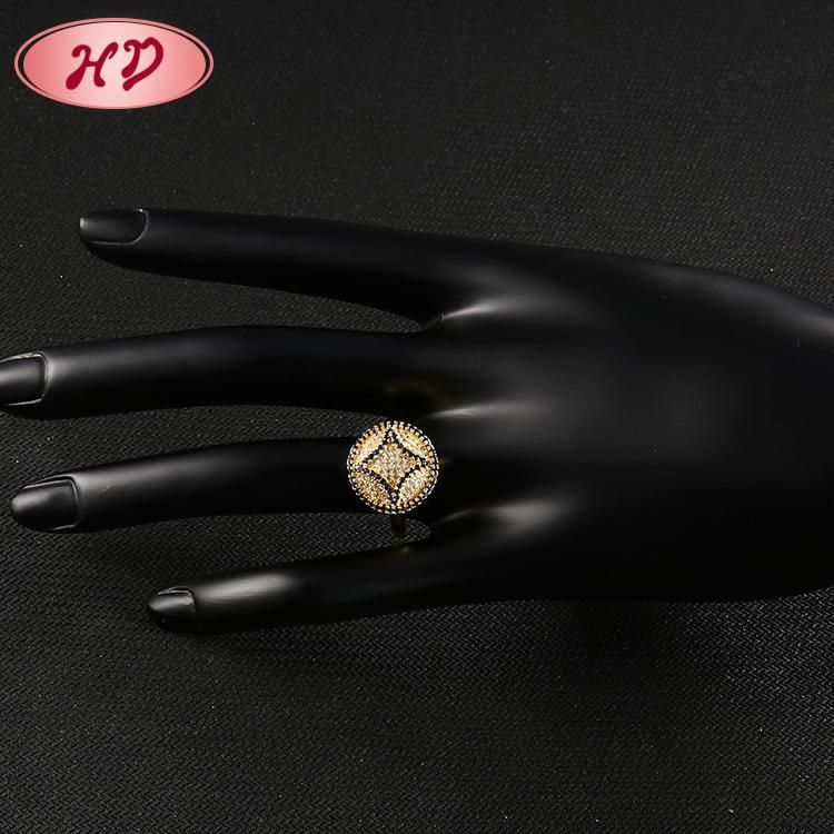 Fashion Wedding Engagement 18K Gold Plated Jewelry Silver Stainless Steel Finger Man Rings Design