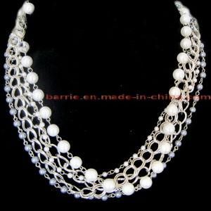 Pearl Handmade Jewellery Necklace (BHT-10068)