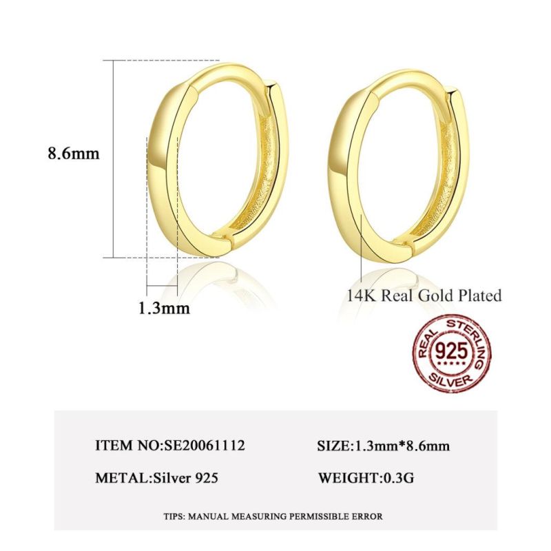 Jewelry Fashion Ear Stud Silver Ring Earring