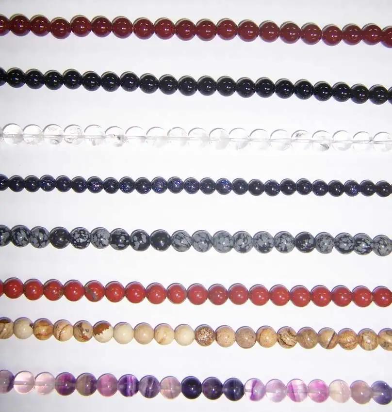 Semi Precious Stone Crystal Bead Fashion Agate Charming Jewellery (ESB01703)
